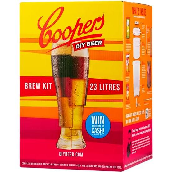 Kit de Cerveza Casera Coopers DIY 6 Galones Todo Incluido