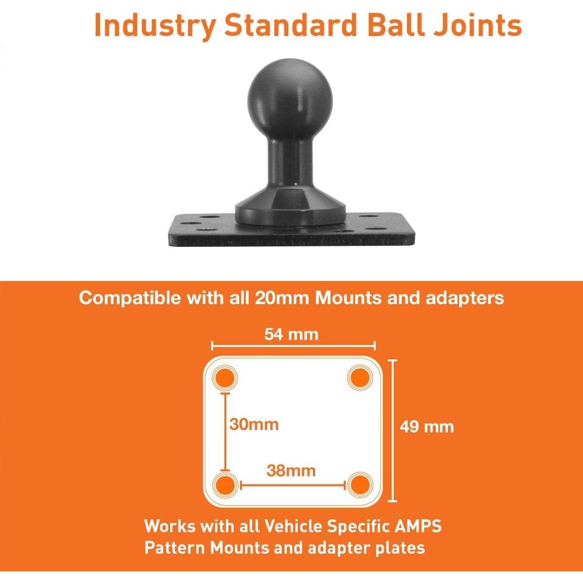 Soporte iBolt TabDock FixedPro 360 para Tablets 7-10"