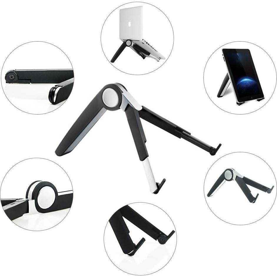 Soporte para Laptop LITA Ajustable Ergonómico 10-17" Negro