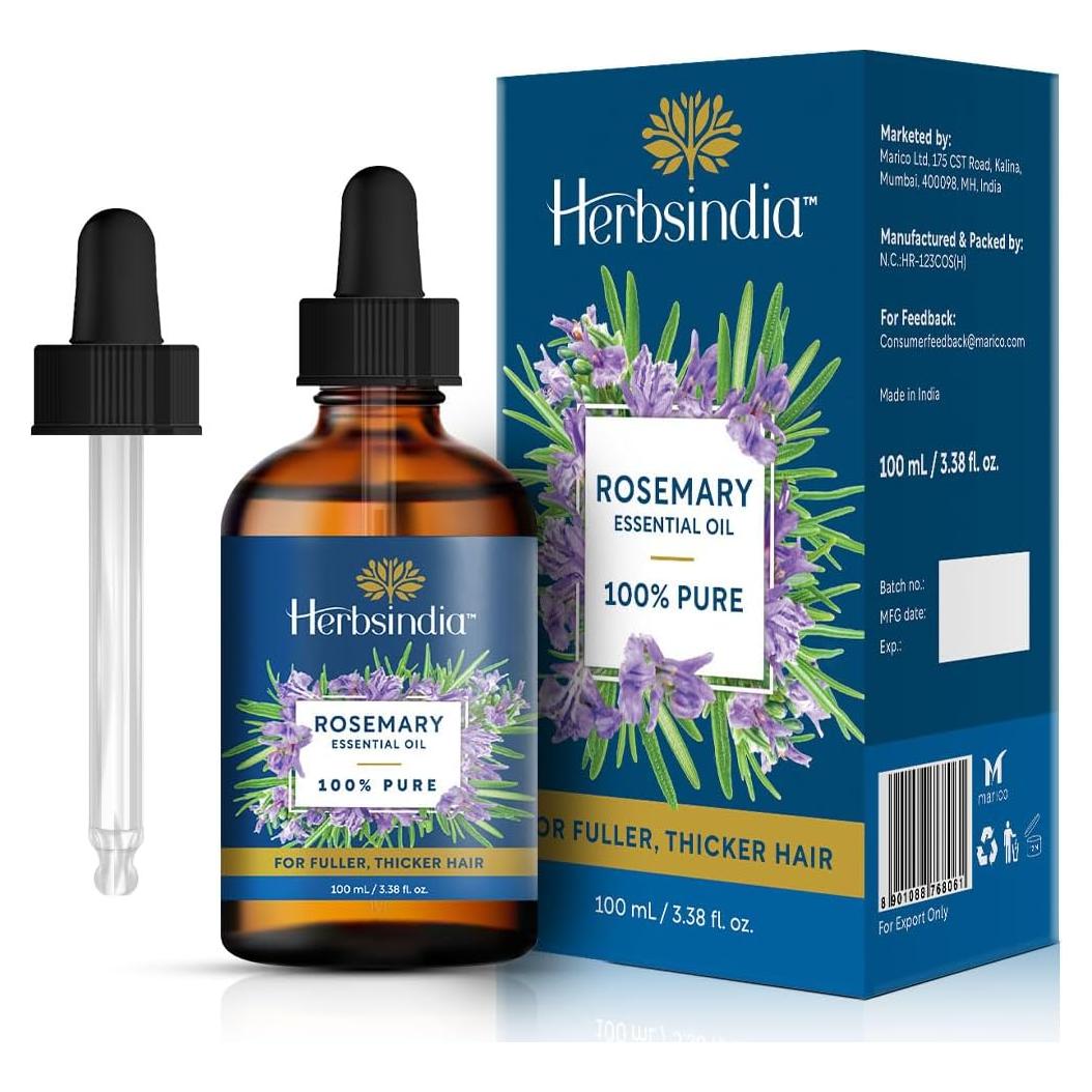 Aceite Esencial de Romero Puro 100% - 97.6 ml - Marico