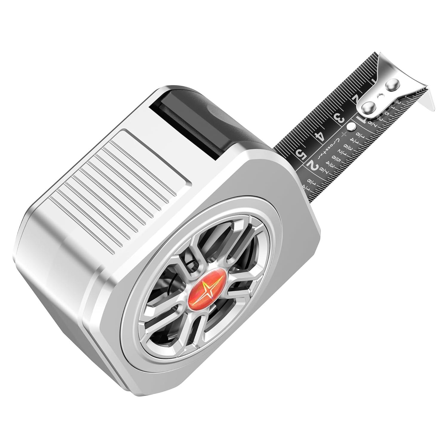 Cinta Métrica Autocierre Crosstar 4.9m Acero Inoxidable Impermeable