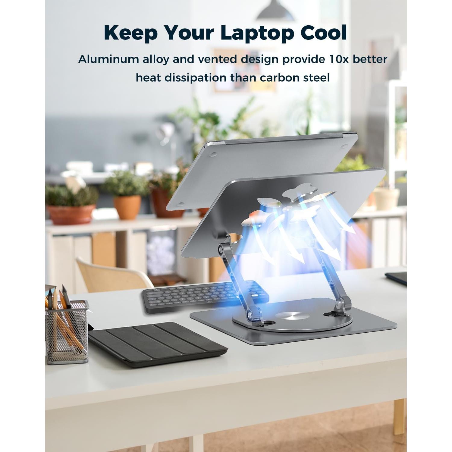 Soporte de Laptop Aoviho L6 Ajustable Ergonómico 1.22 kg