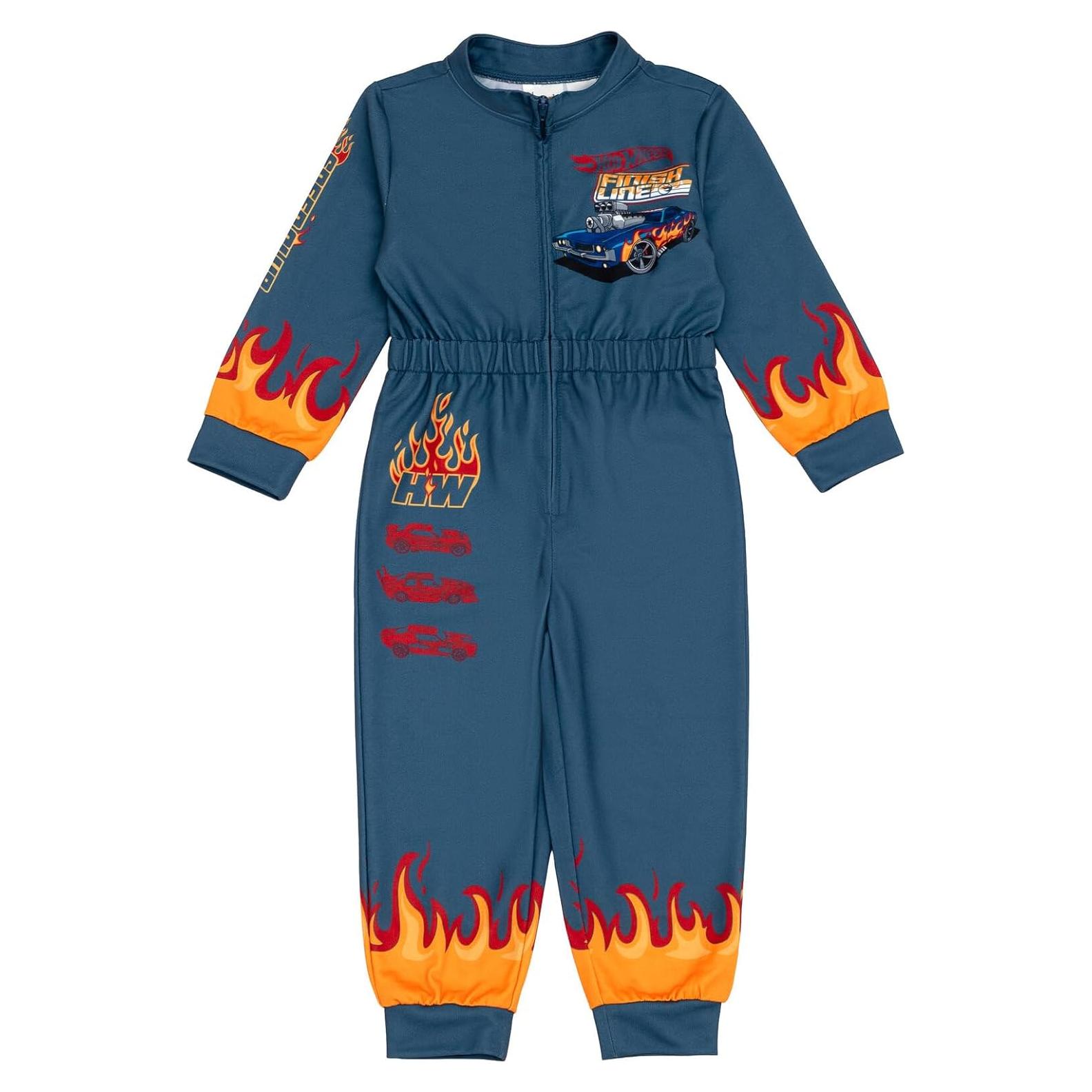 Mono de carreras Hot Wheels para niños 2T - 10-12 gris