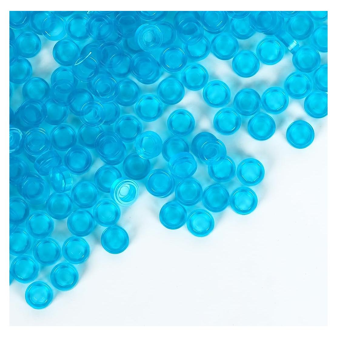 2800 Ladrillos Pixel 1x1 Etarnfly Azul Transparente - Kit de Construcción