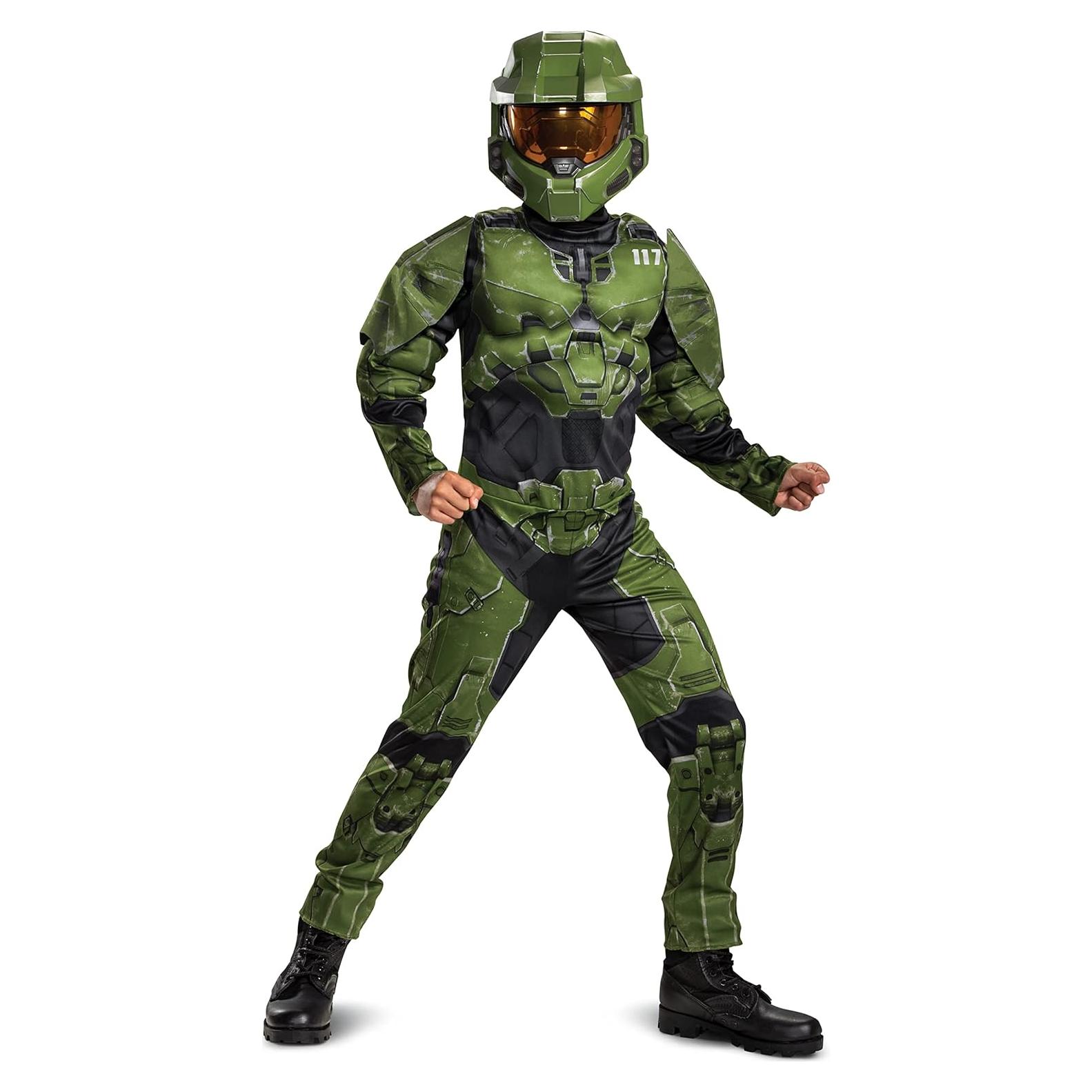 Disfraz Infantil Master Chief Halo Infinite Musculatura