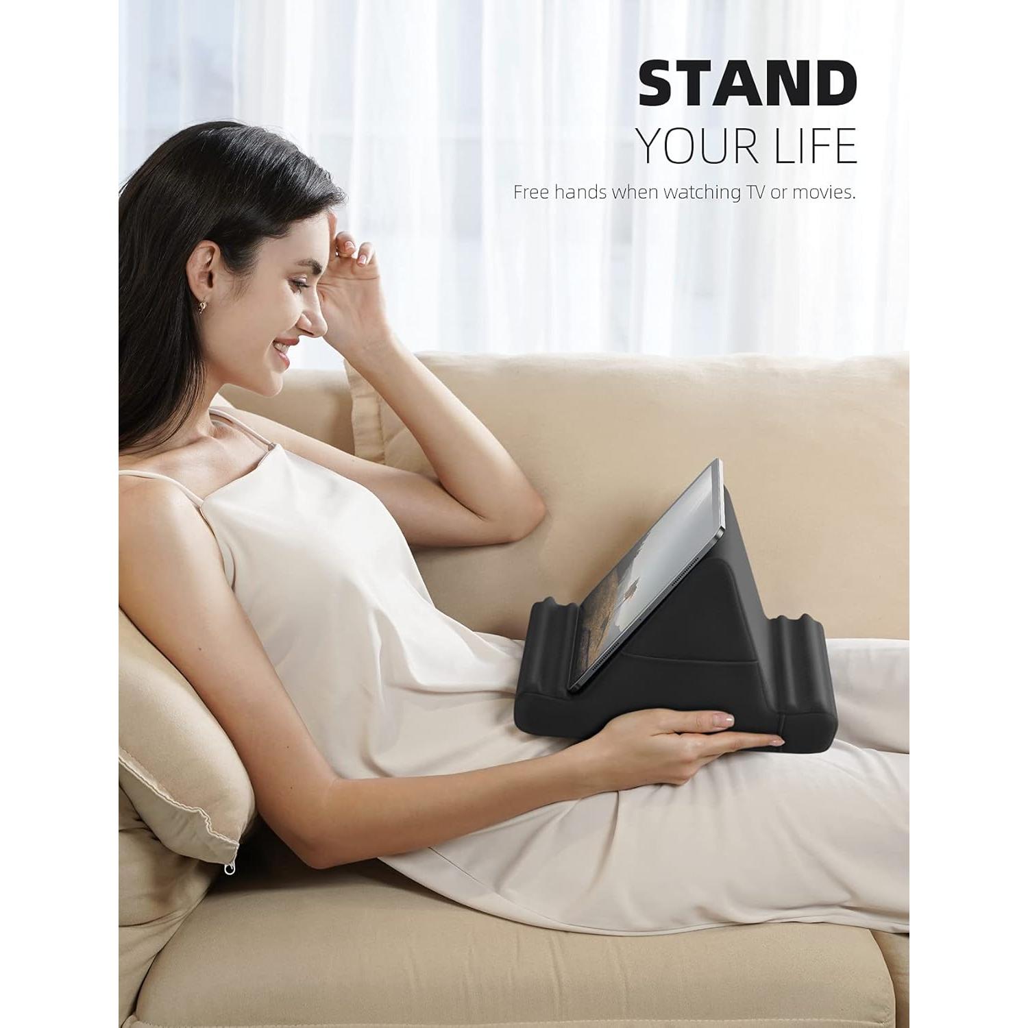 Soporte de almohada para tablet Lamicall - 4 ángulos ajustables