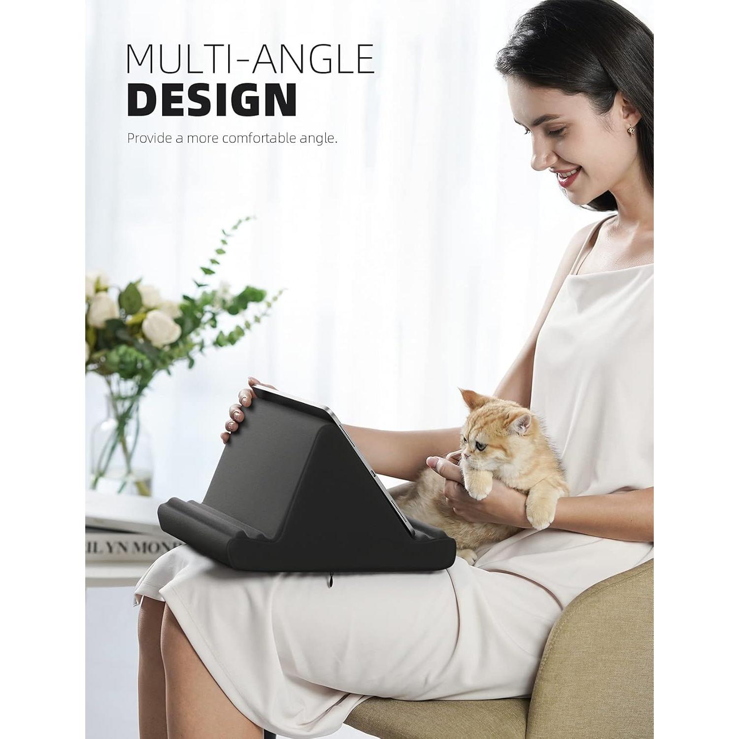 Soporte de almohada para tablet Lamicall - 4 ángulos ajustables