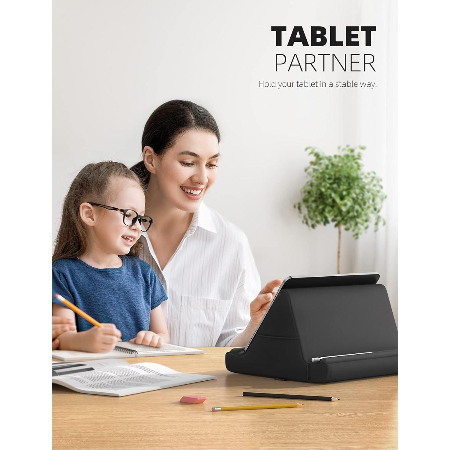 Soporte de almohada para tablet Lamicall - 4 ángulos ajustables