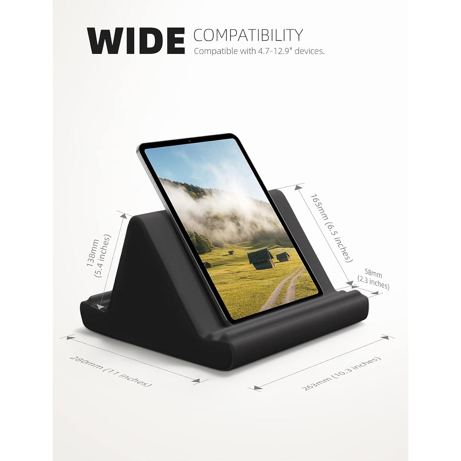 Soporte de almohada para tablet Lamicall - 4 ángulos ajustables