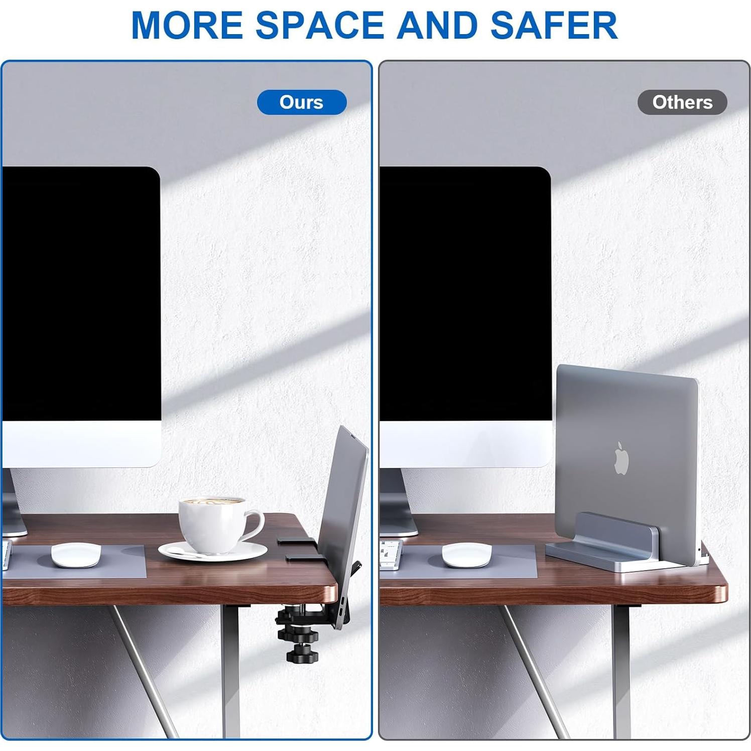 Soporte Vertical para Laptop Magamuz Ajustable Negro