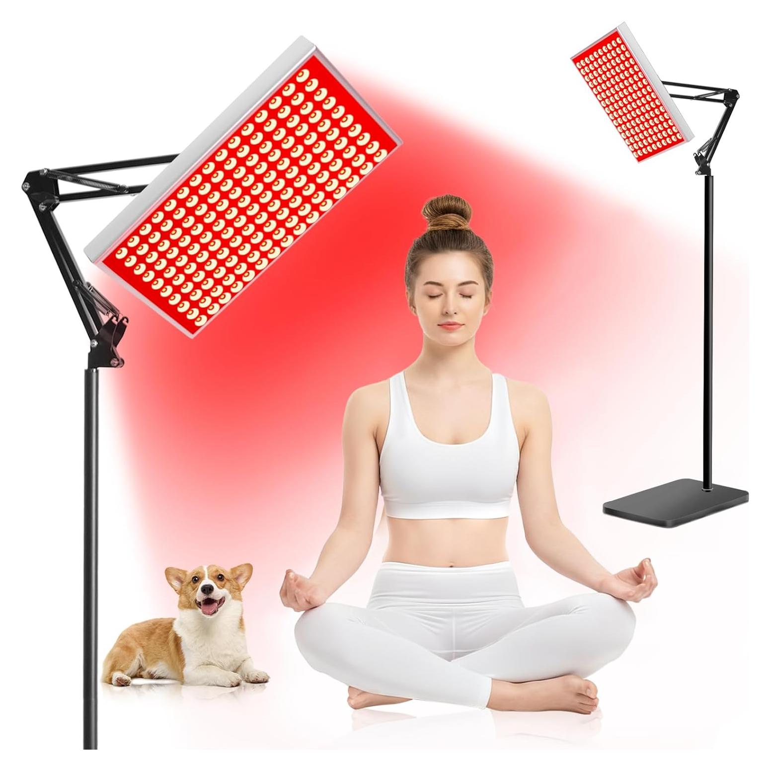 Lámpara de Terapia de Luz Roja DUGSDG 150 LEDs 660nm 850nm