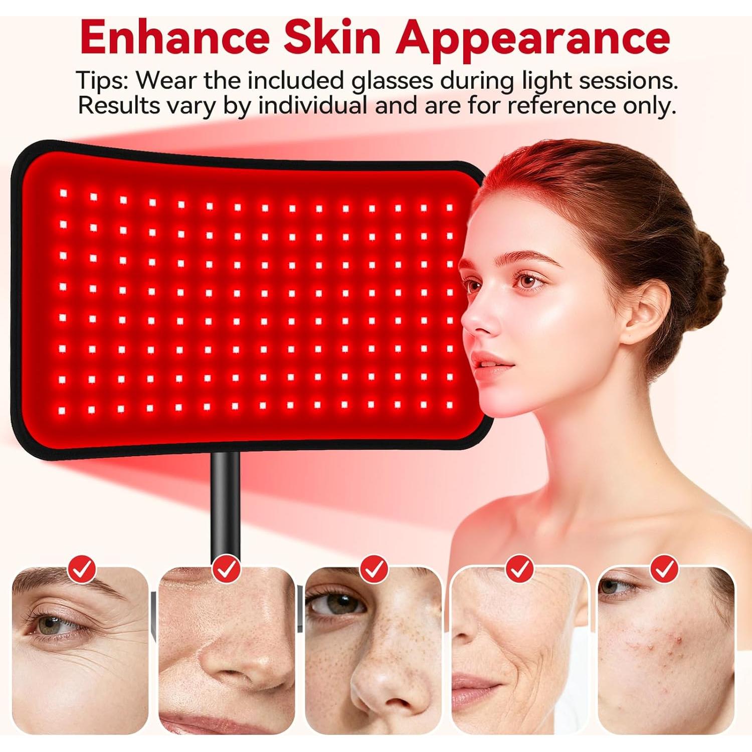 Lámpara de Terapia de Luz Roja Puroth 2-en-1 con Cinturón