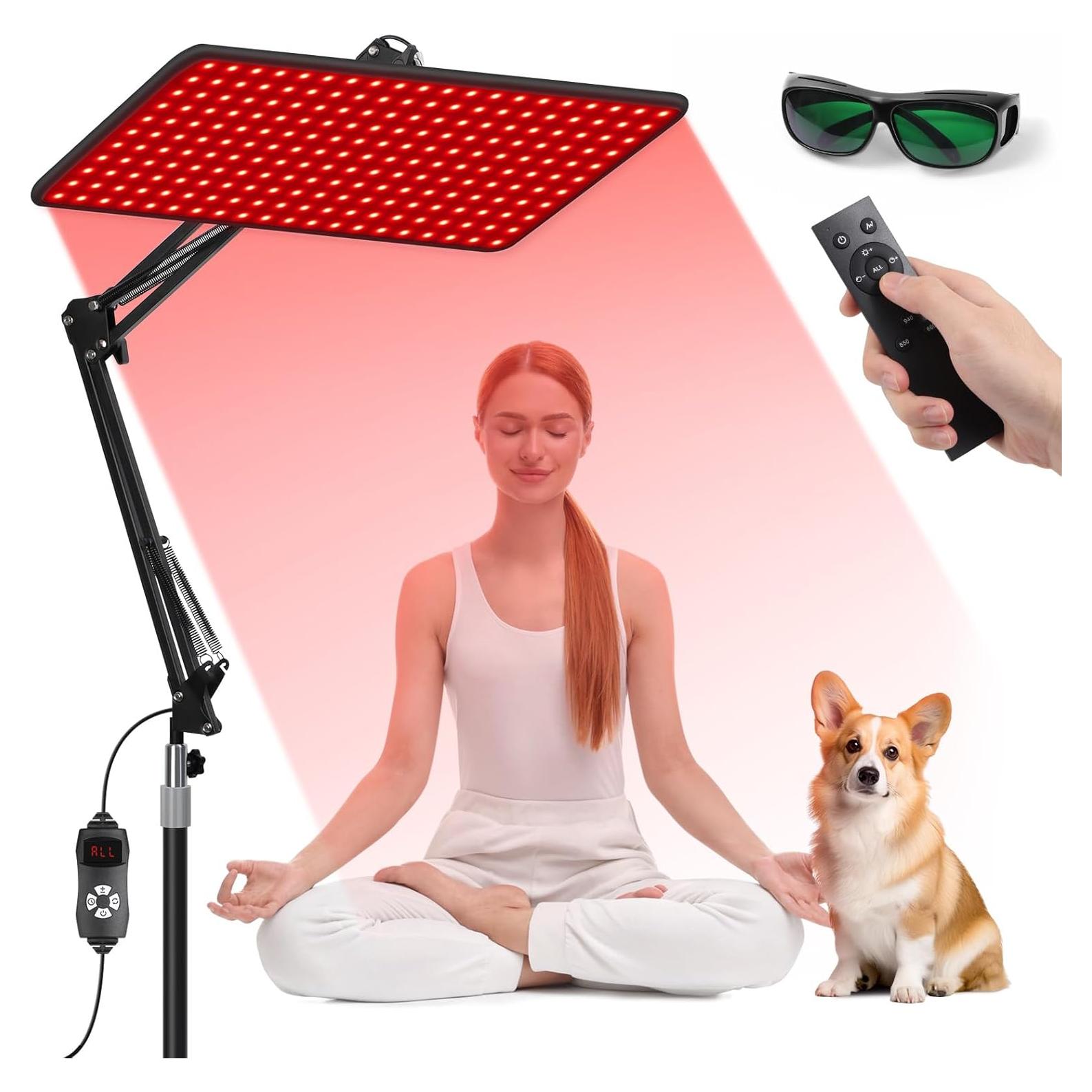 Morfone Terapia de Luz Roja 3 en 1 con Control Remoto Inalámbrico