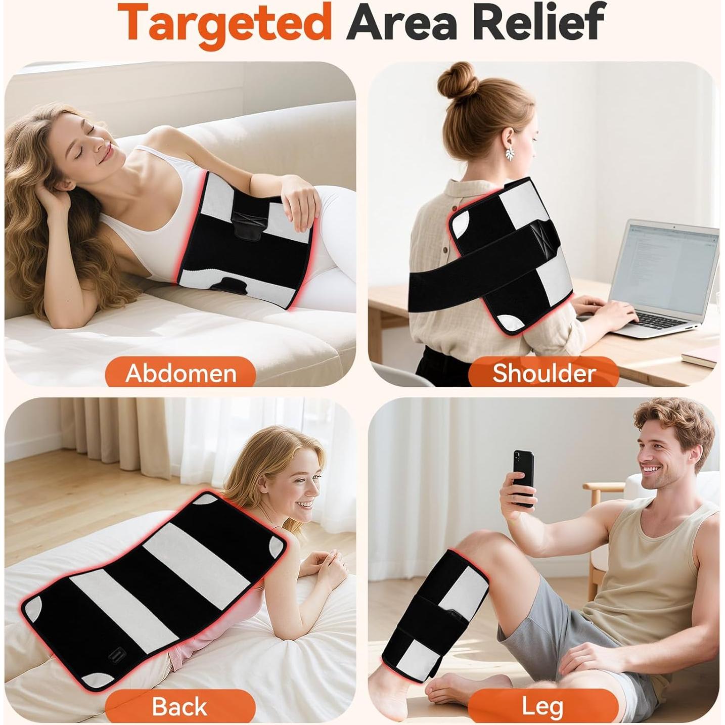 Alfombra de Terapia de Luz Roja Puroth 61x30.5cm 242 LEDs