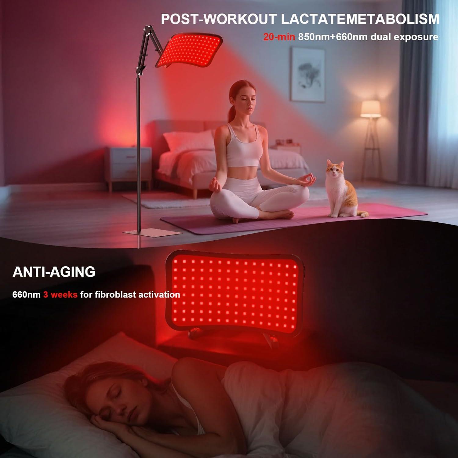 Terapia de Luz Roja GrnSprX para Cuerpo y Cara 660nm/850nm