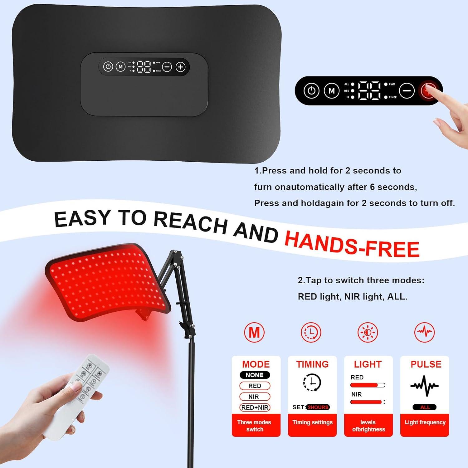 Terapia de Luz Roja GrnSprX para Cuerpo y Cara 660nm/850nm