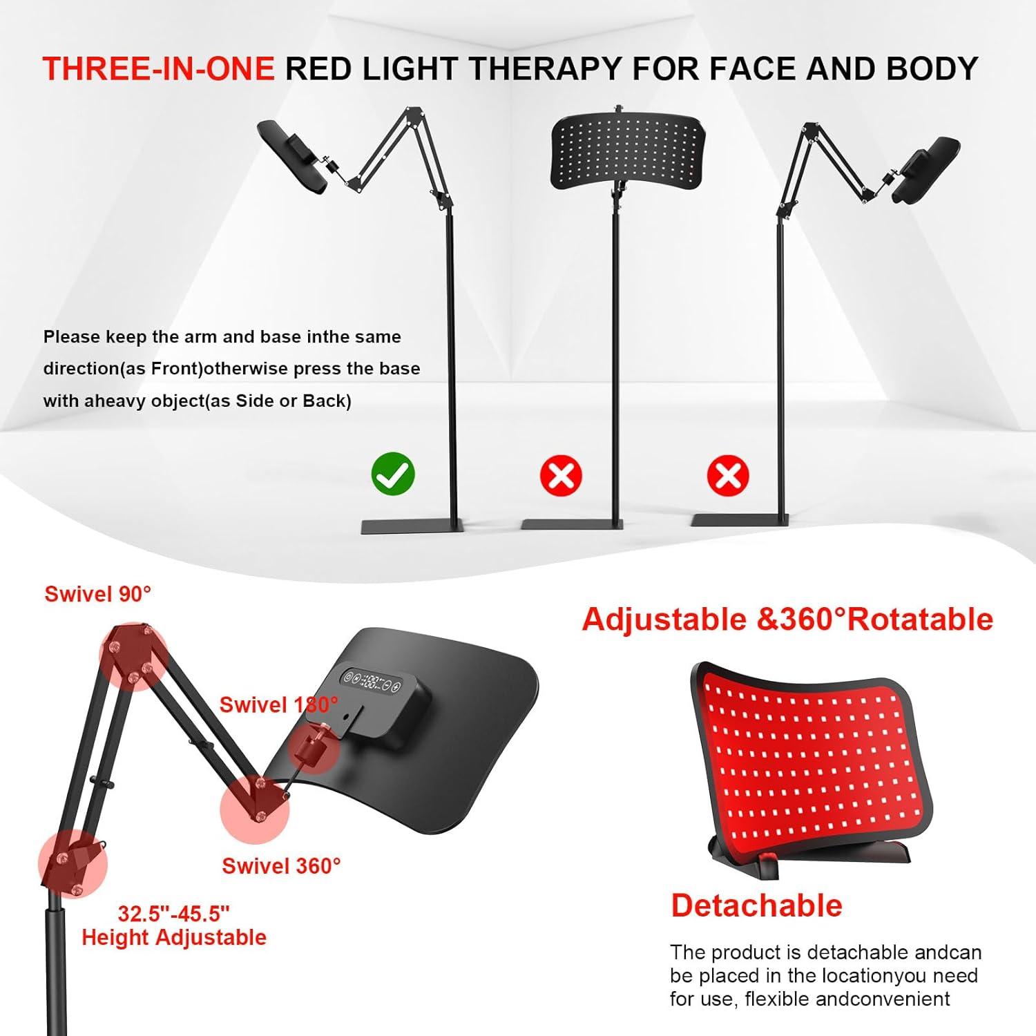 Terapia de Luz Roja GrnSprX para Cuerpo y Cara 660nm/850nm