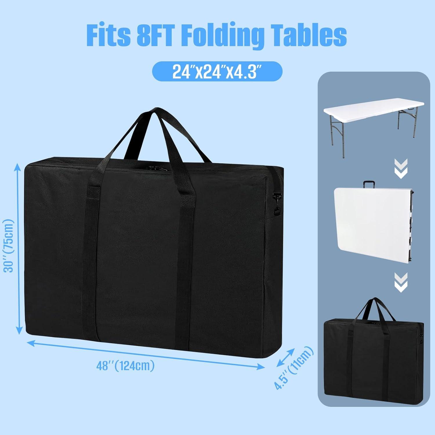 Bolsa de Almacenamiento SIRUITON para Mesa Plegable 8FT