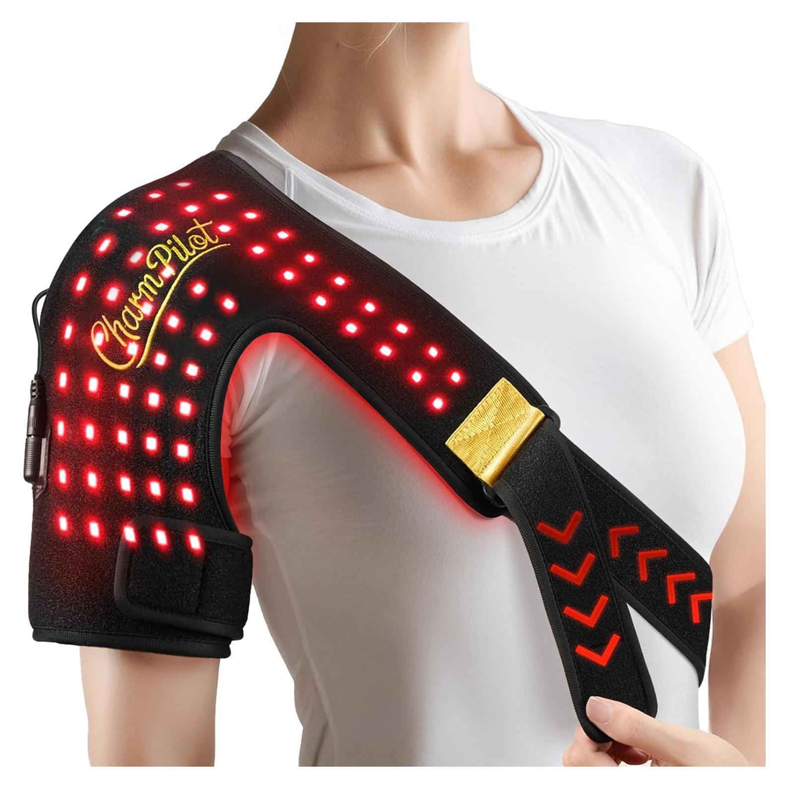 Almohadilla de Terapia de Luz Roja Charmpilot para Hombro 86 LEDs