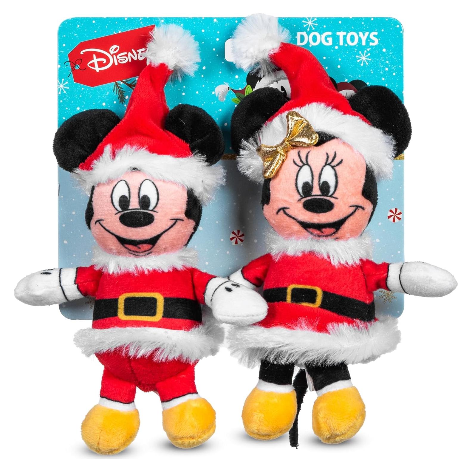 Conjunto Juguetes de Peluche para Perros Disney Mickey y Minnie 15 cm