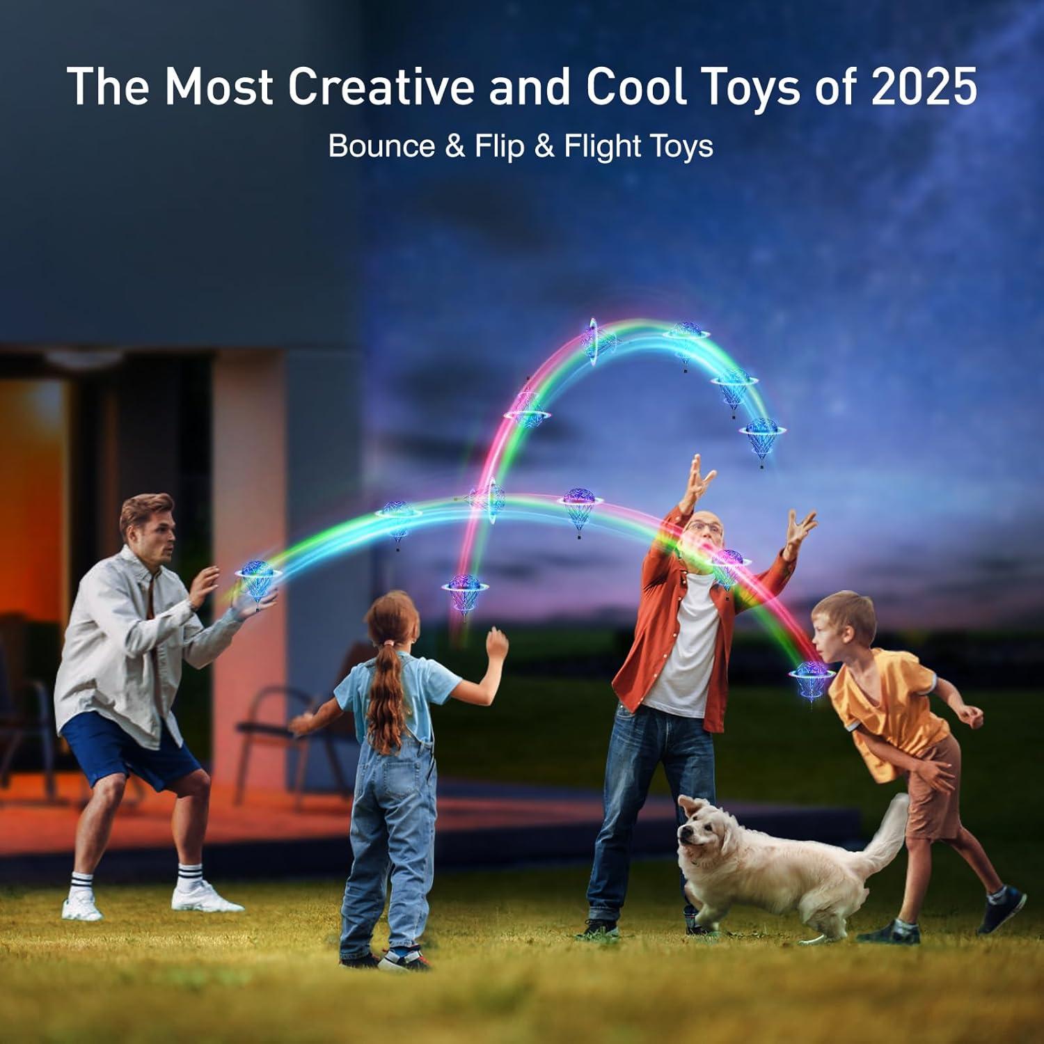 Juguete Volador Inteligente AMERFIST Azul - Control AI & Rebote