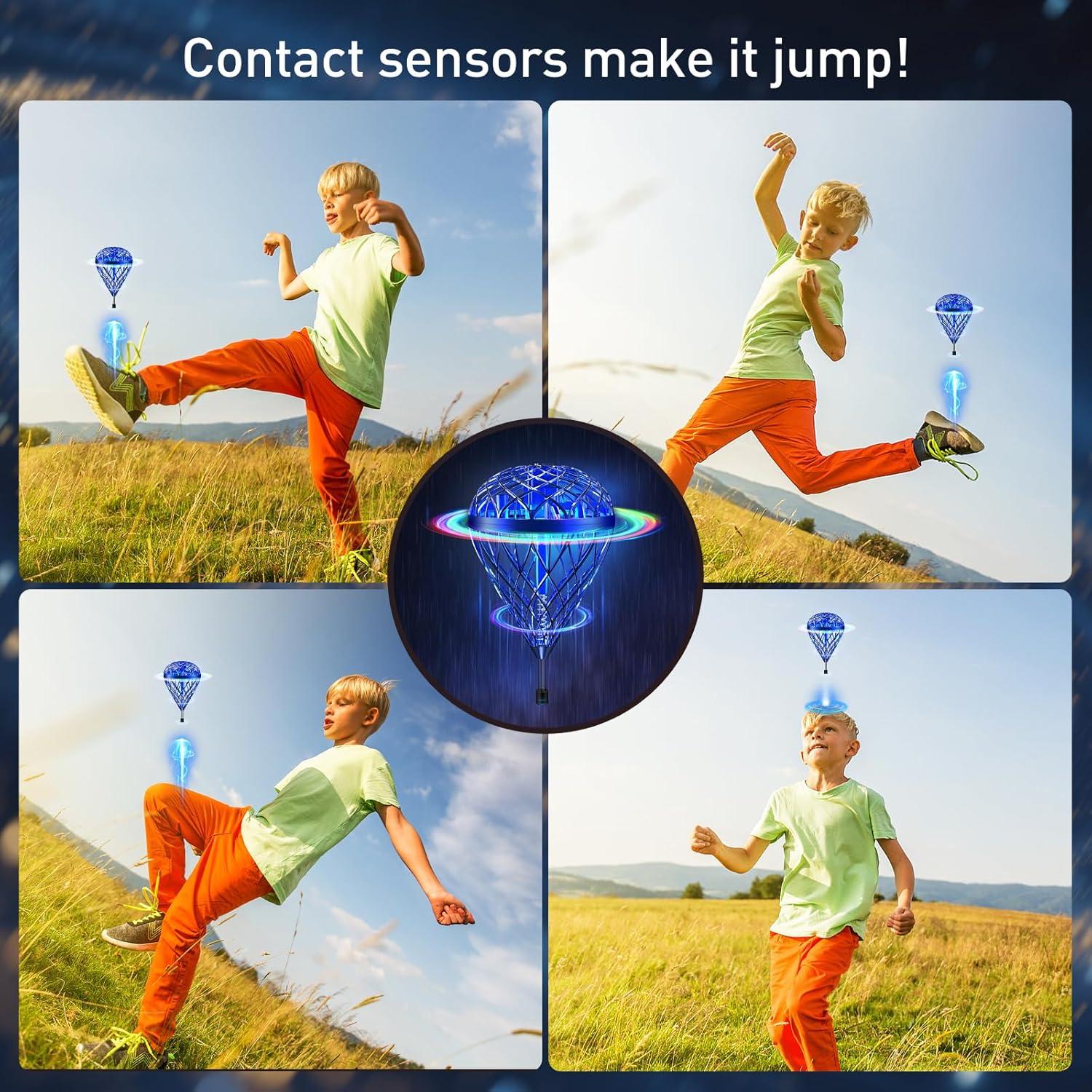 Juguete Volador Inteligente AMERFIST Azul - Control AI & Rebote