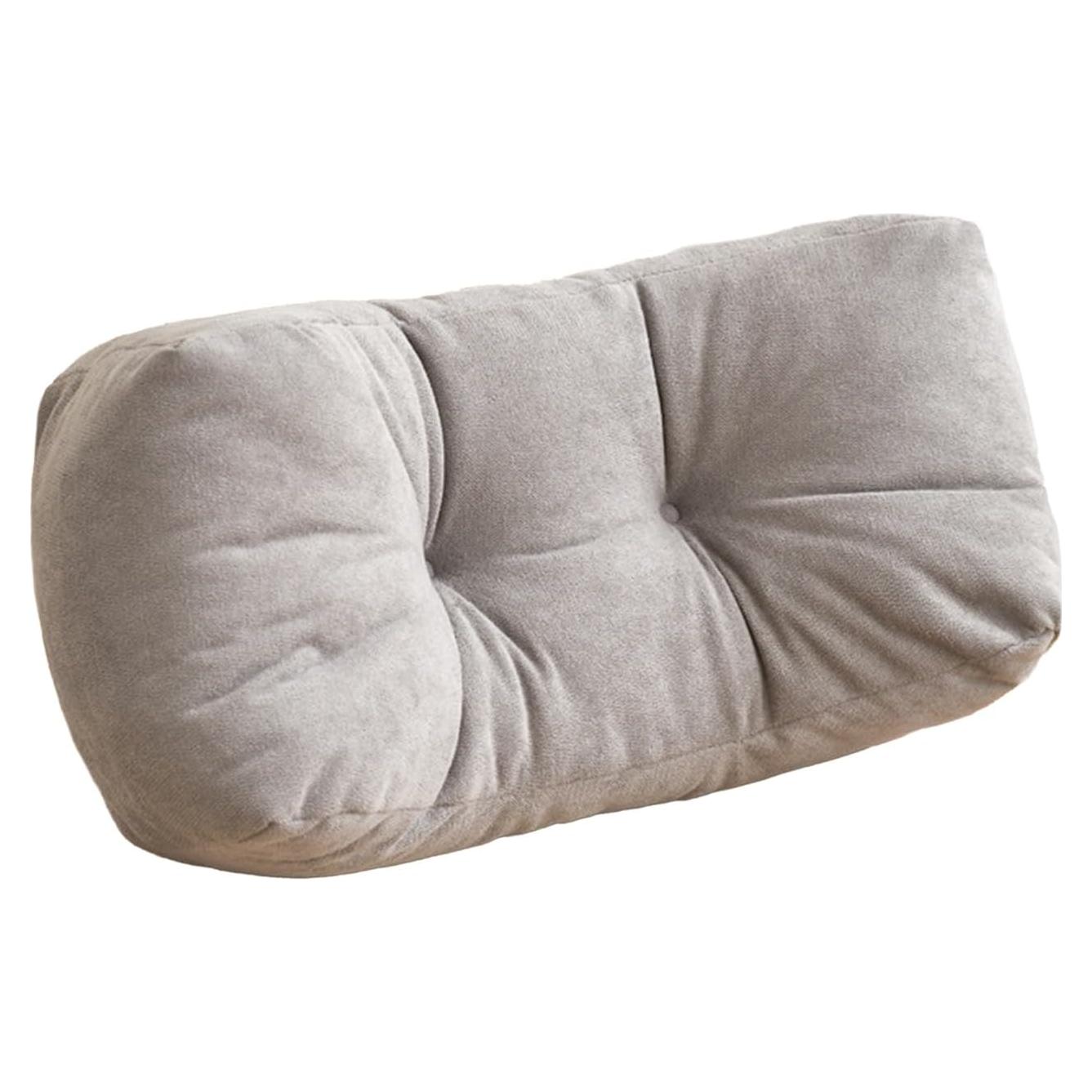 Cojín Lumbar Kajoeiae Gris 35x16x20cm Soporte Espalda Baja