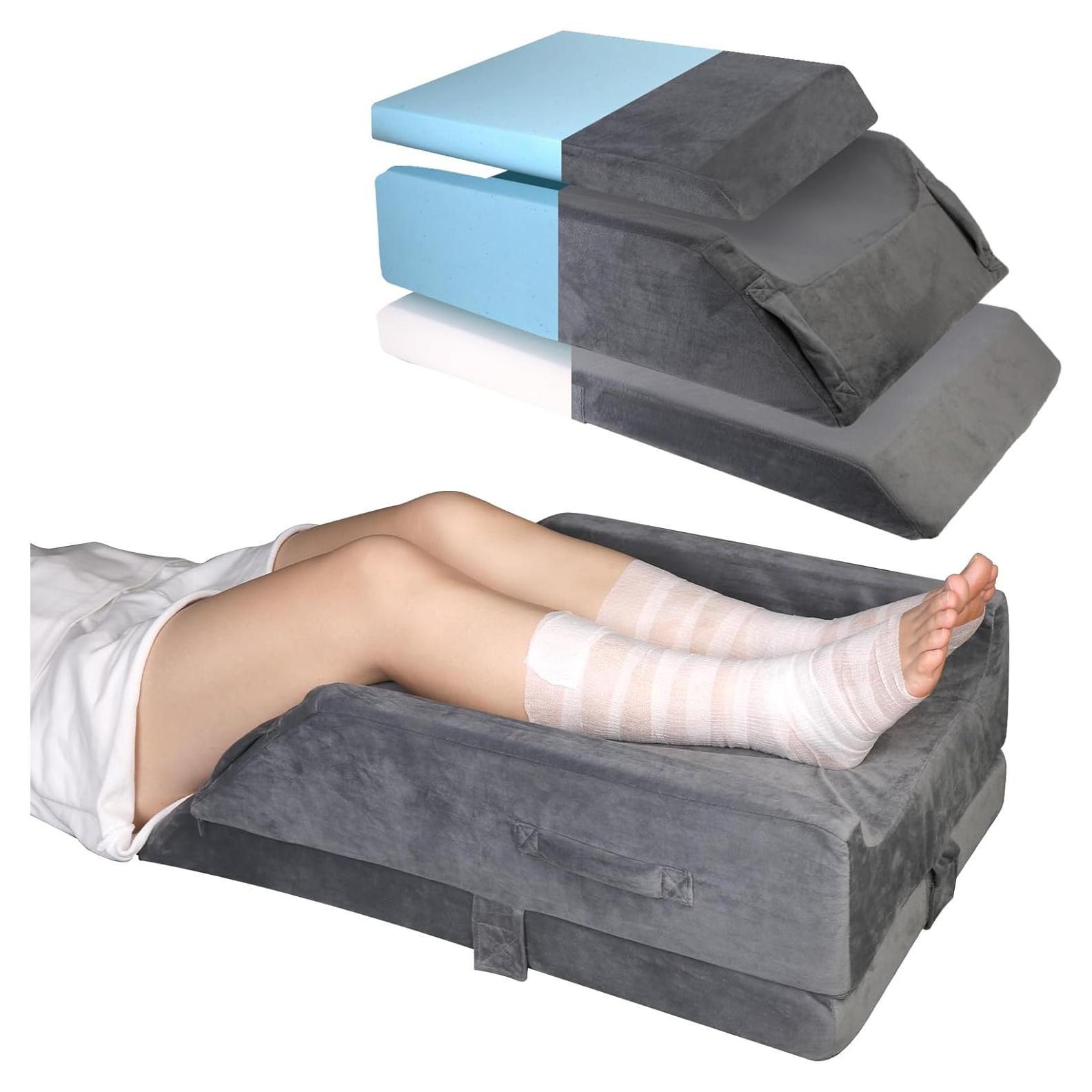 Cojín Elevador de Piernas Ajustable CIVJET - Espuma Viscoelástica