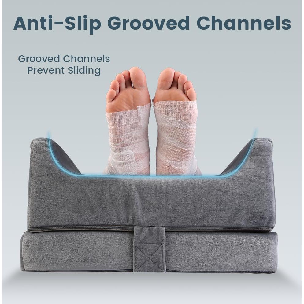 Cojín Elevador de Piernas Ajustable CIVJET - Espuma Viscoelástica