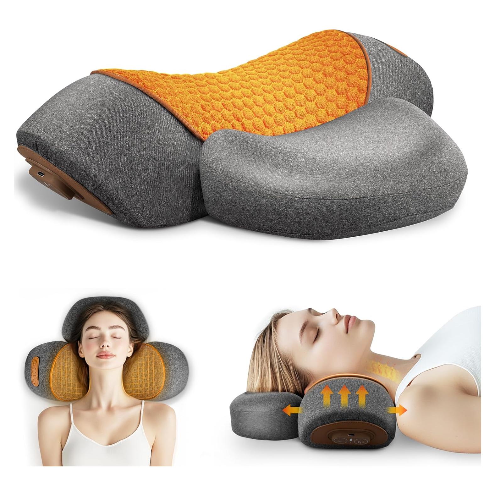 Almohada Masajeador de Cuello CARINIFY 3-en-1 con Calefacción
