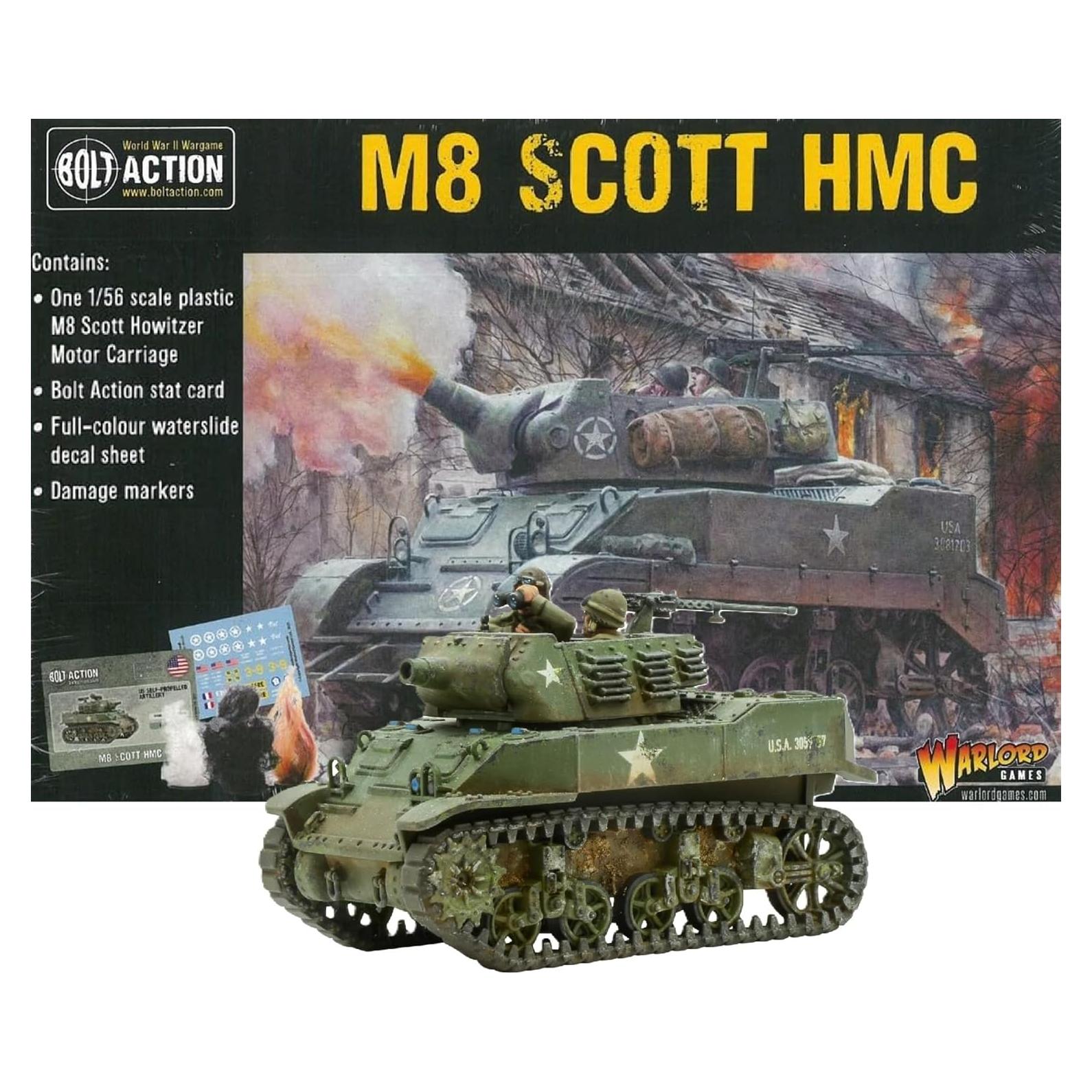 Tanque HMC M8 Scott 1:56 Warlord Games Miniatura Pintable