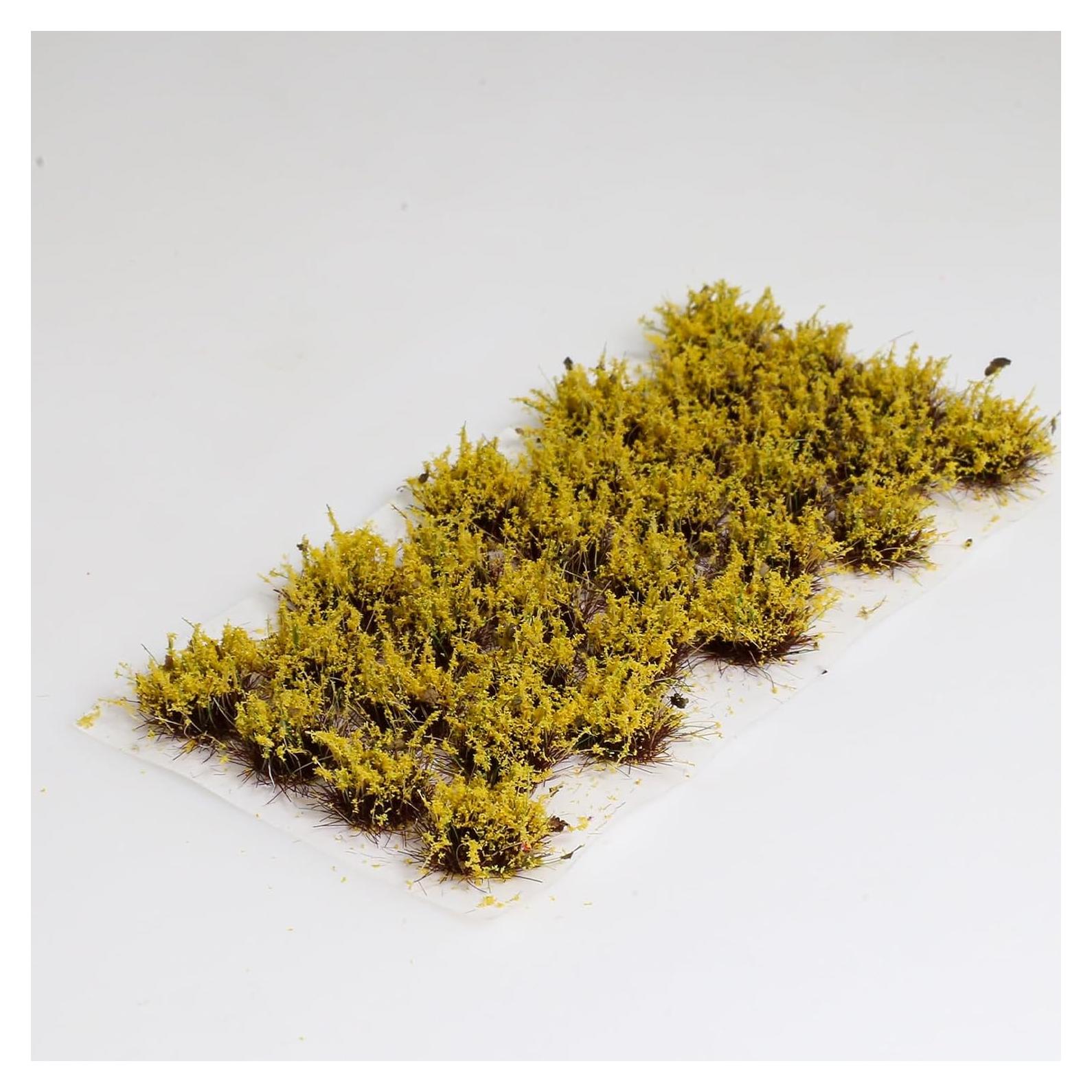 Conjunto de 32 Piezas de Diorama Ylutex - Flores Amarillo Marchito 8mm