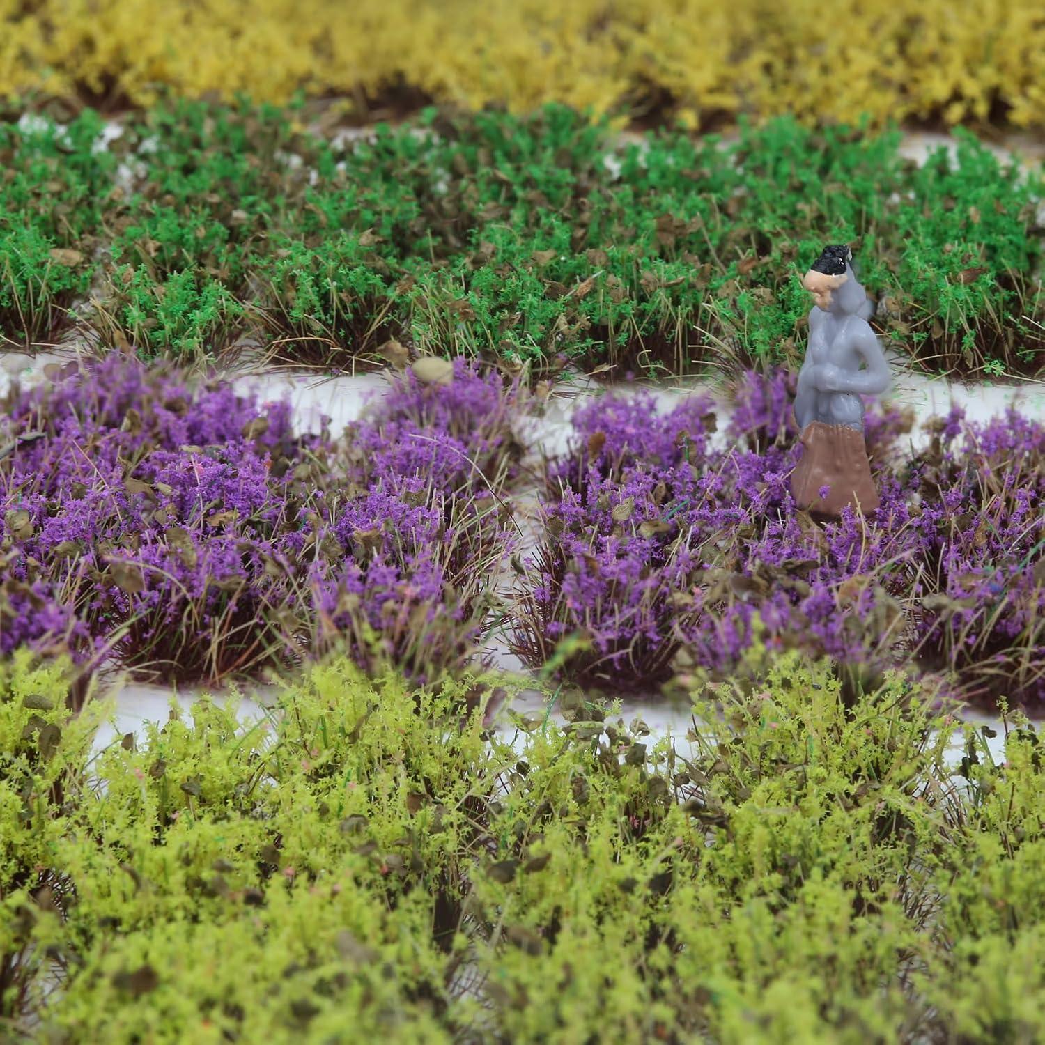 Conjunto de 32 Piezas de Diorama Ylutex - Flores Amarillo Marchito 8mm