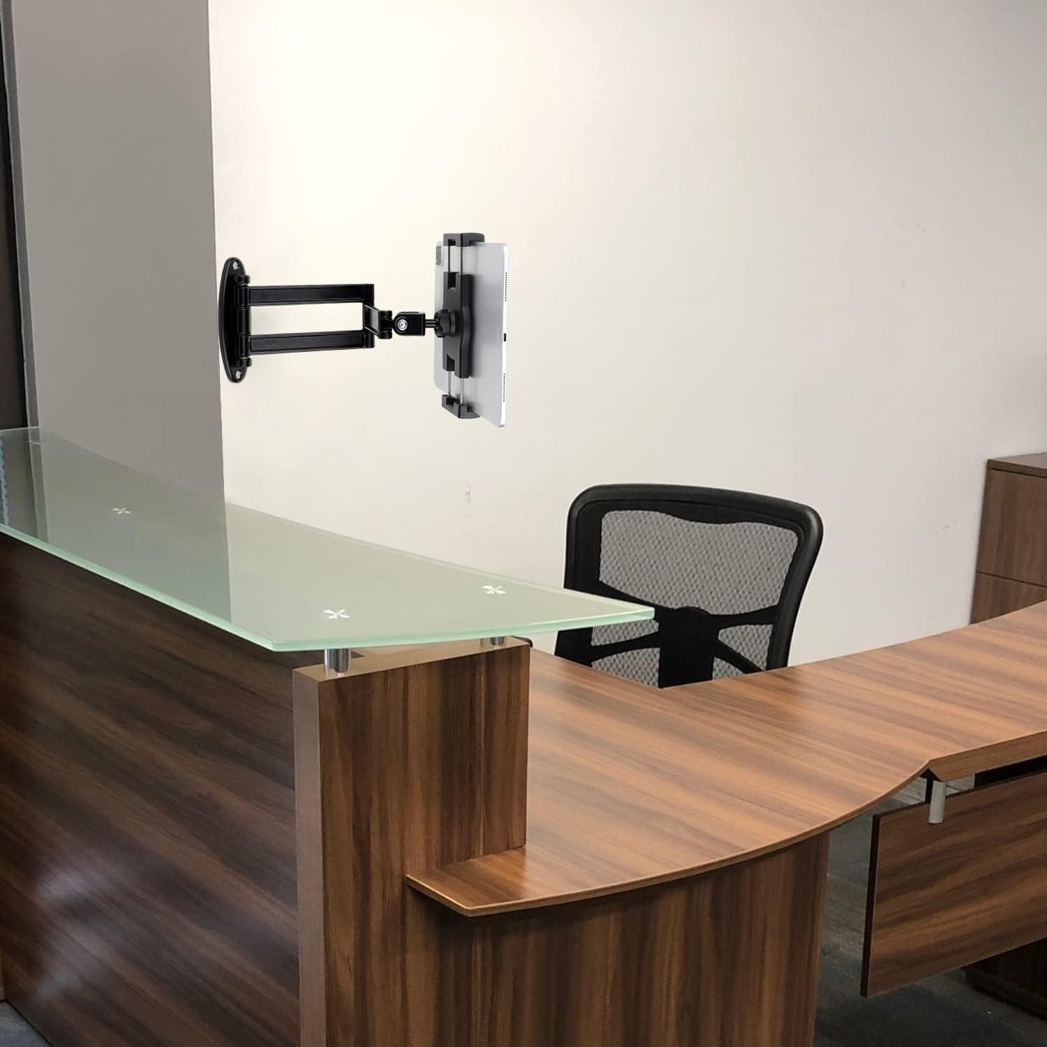 Soporte Pared Plegable Mippko para Tabletas 7-12.9" Negro