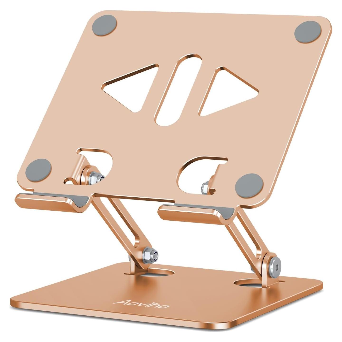 Soporte Ajustable para Tablet Aoviho T2 Aluminio Dorado