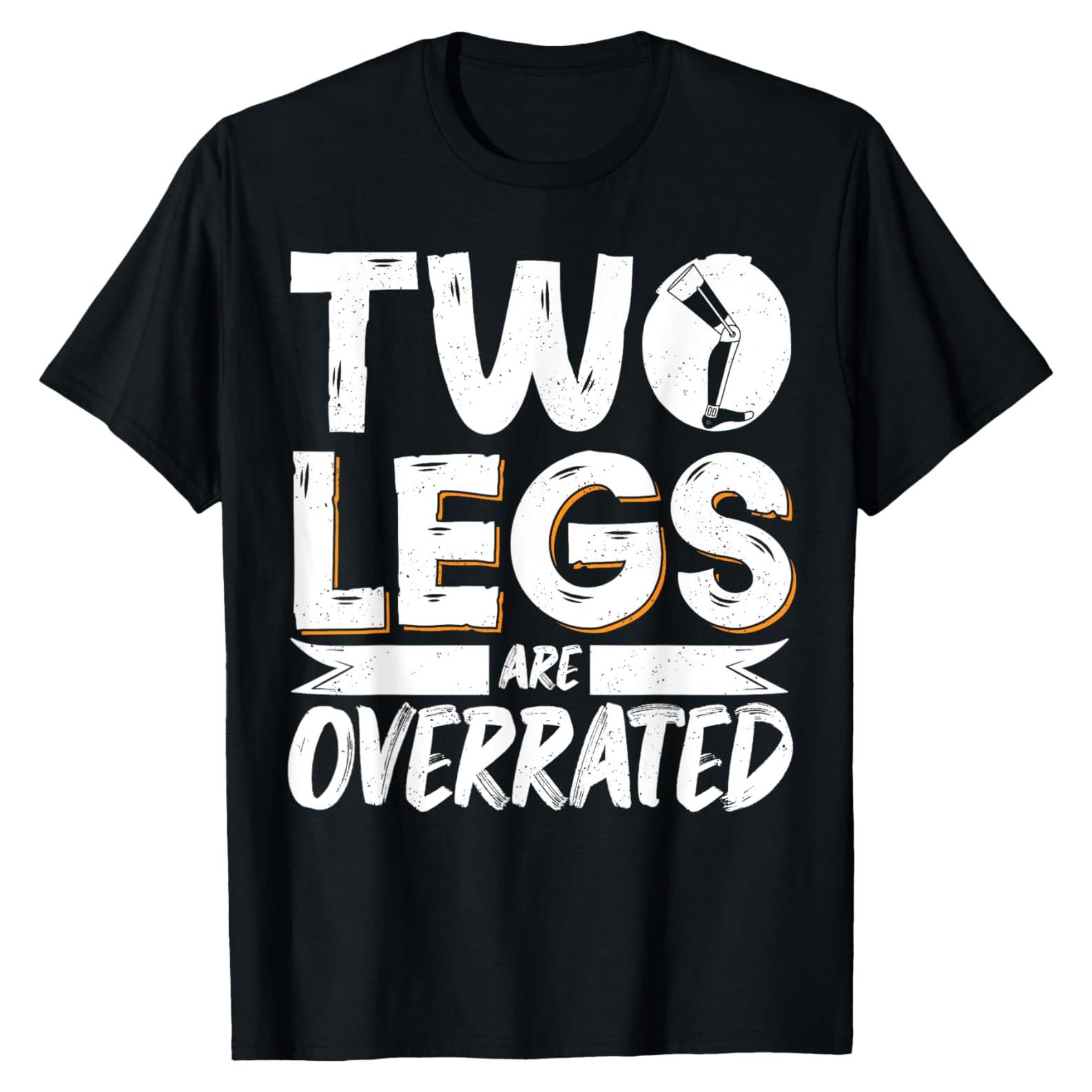 Camiseta Humorística Amputación Prótese Pierna CB0 - Hombres