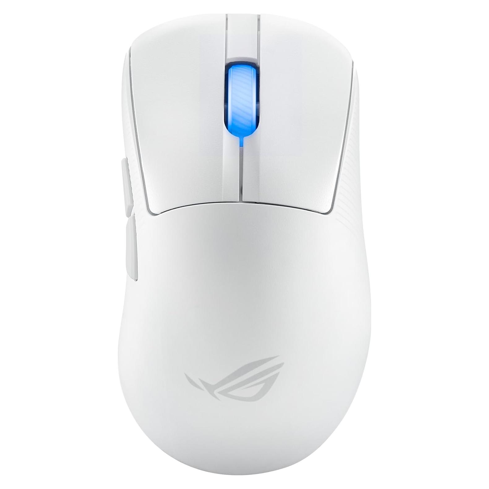ASUS ROG Keris II Ace Wireless Gaming Mouse, 54g Lightweight, AimPoint Pro 42K Optical Sensor, Optical Micro Switches, SpeedNova Wireless, ROG Polling Rate Booster, Esports & FPS Gaming, White