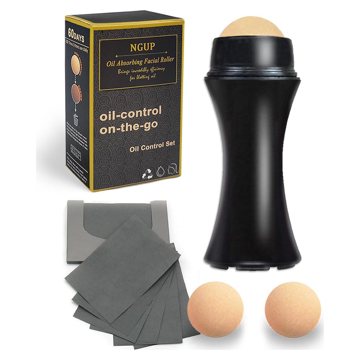 Set 103 PCS Rodillo Volcánico Ngup Ray con Papel Absorbente