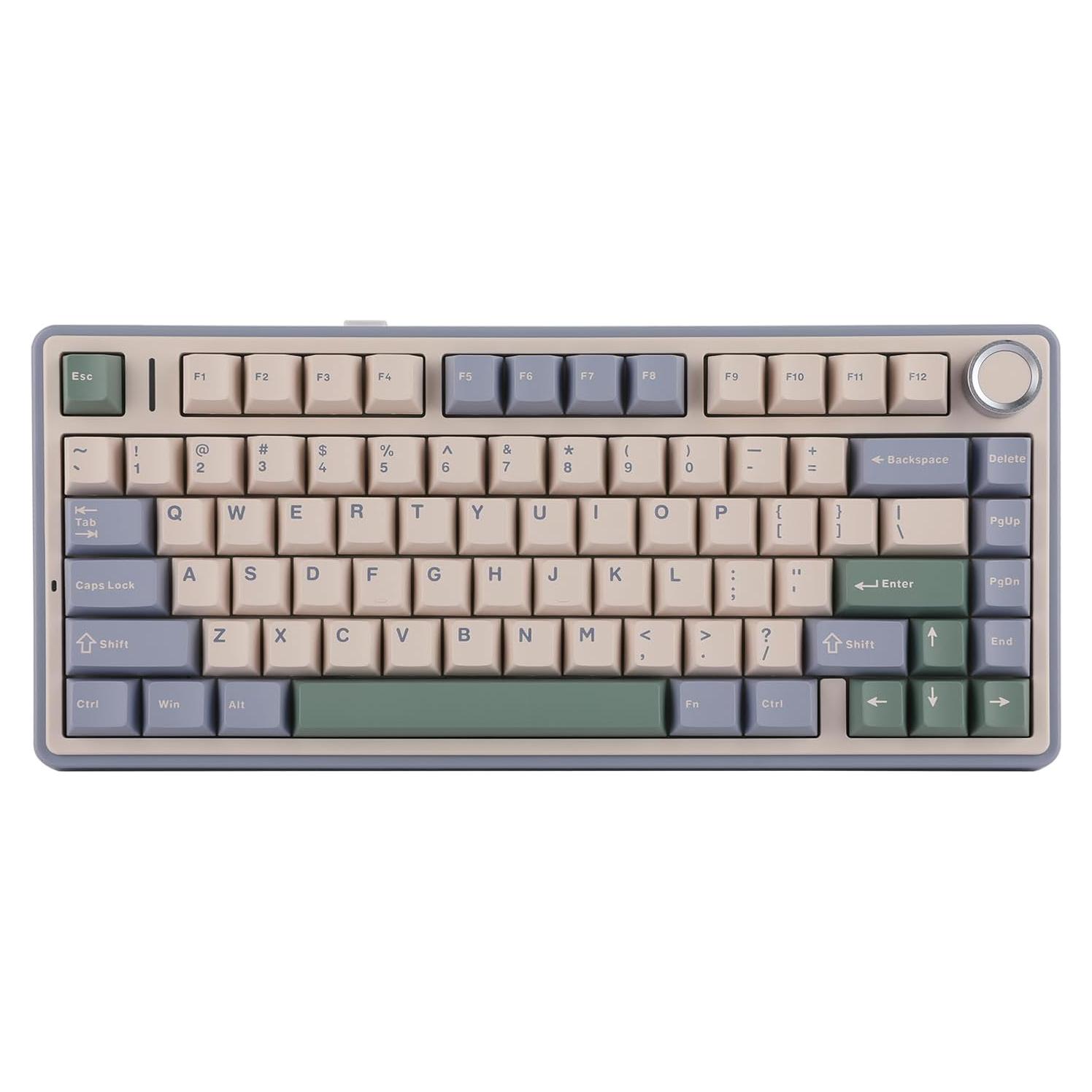 Teclado Mecánico EPOMAKER F75 Inalámbrico RGB Verde