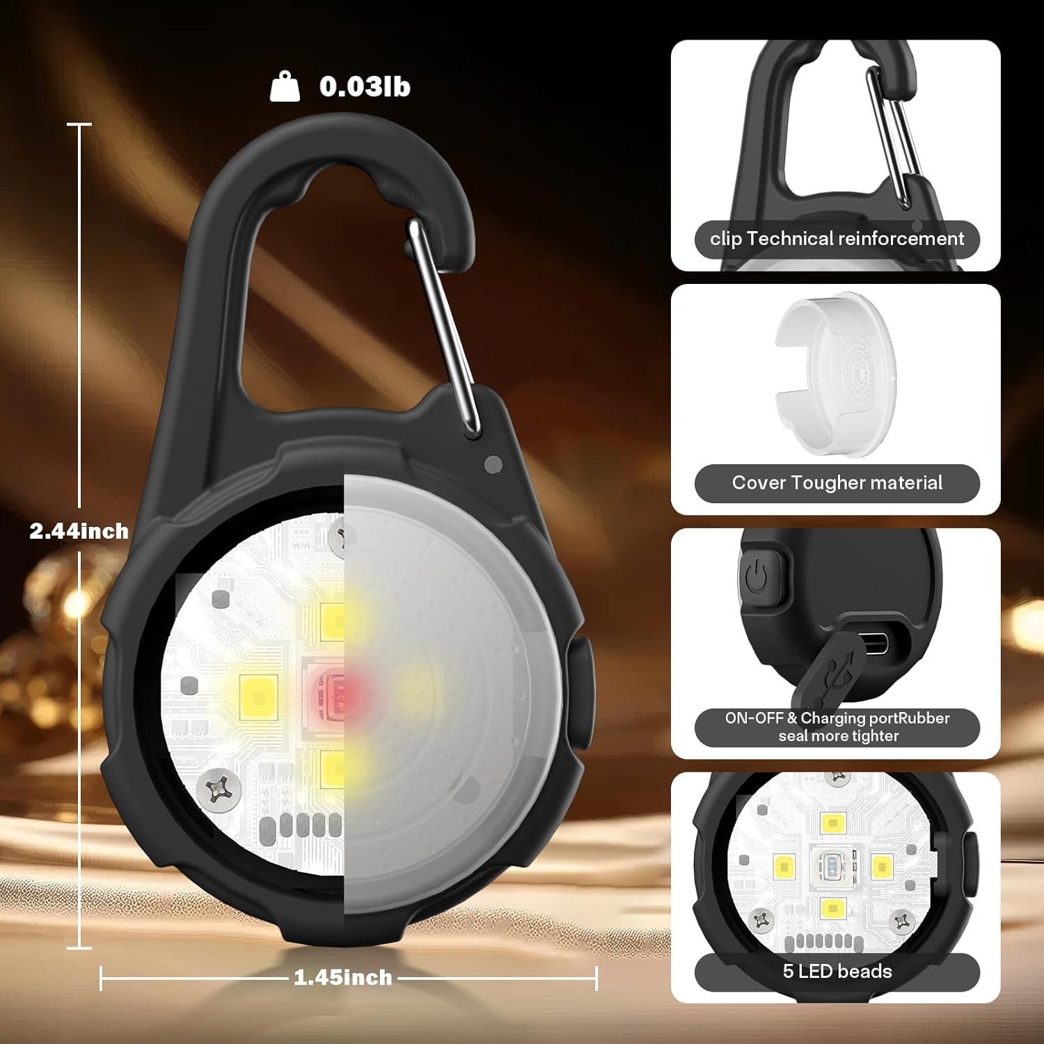 Luces LED para Collares de Perro Coolice GD-03, Recargables e Impermeables