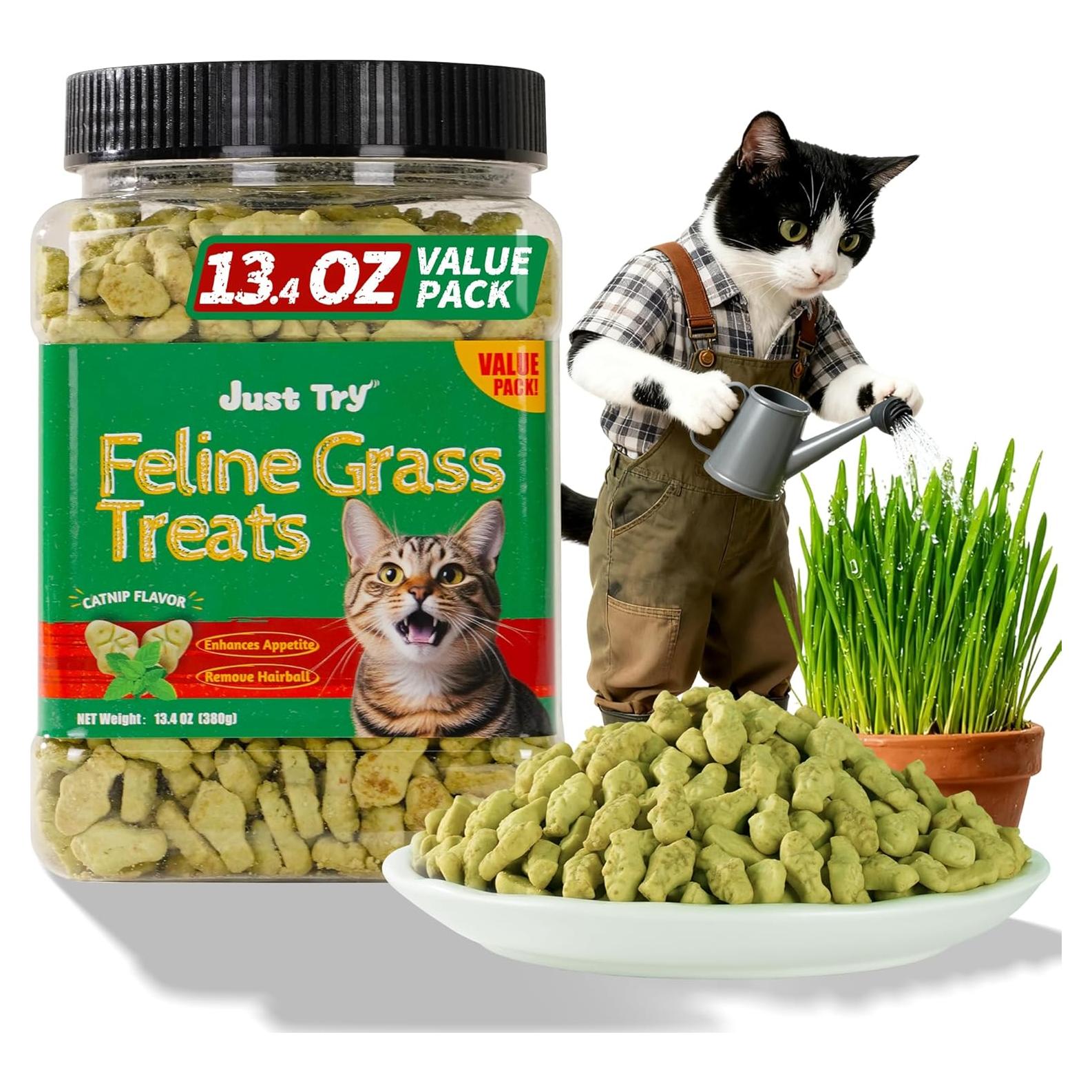 Golosinas para Gatos Solo Prueba 380g Salmón y Hierba Gatera