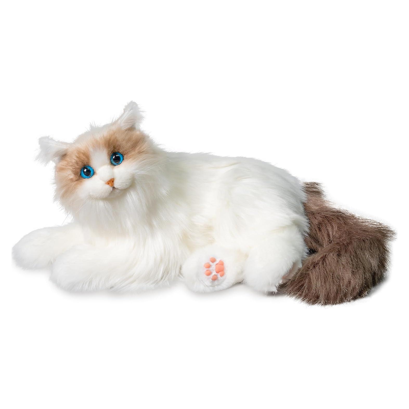 Robot Gato Interactivo Chongker Ragdoll 40x28cm Blanco