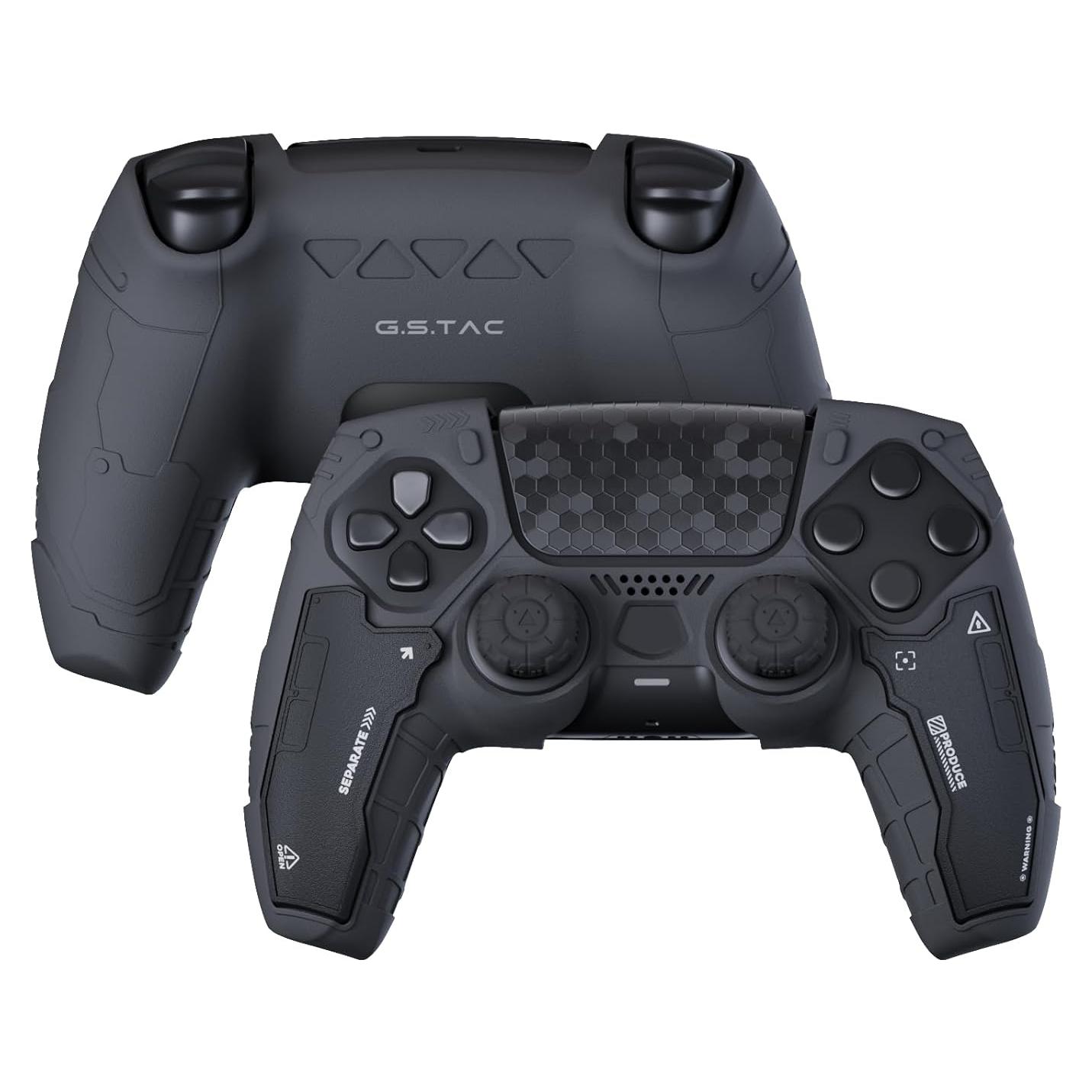 Funda Táctica GeekShare para Controlador PS5 - Silicona Negra