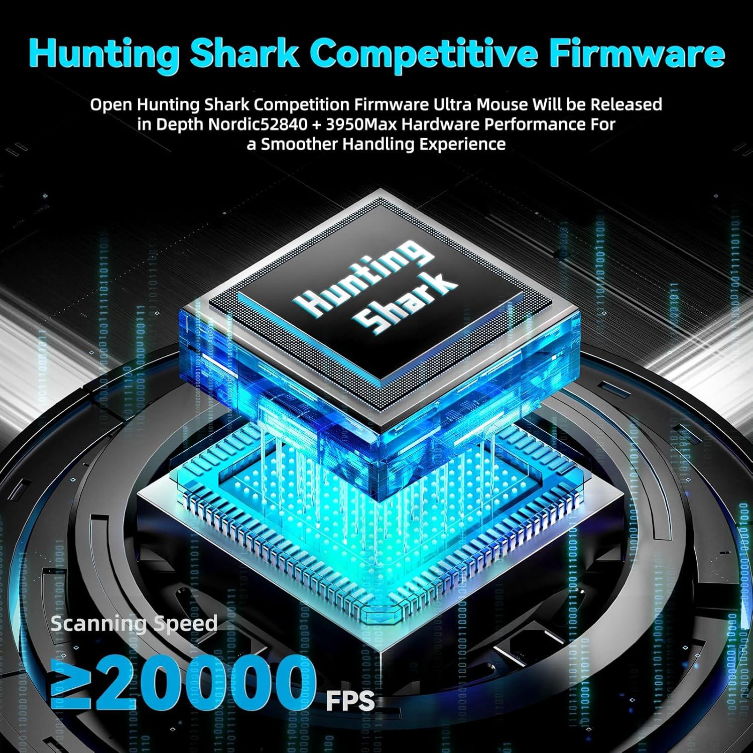 Ratón Gaming Inalámbrico ATTACK SHARK V5 - 42000 DPI - 55g