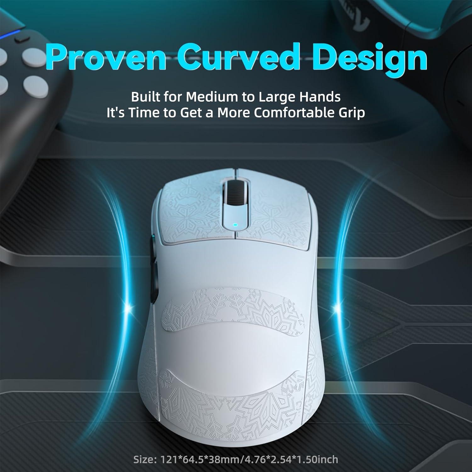 Ratón Gaming Inalámbrico ATTACK SHARK V5 - 42000 DPI - 55g