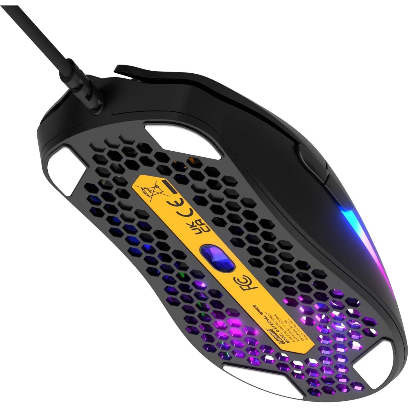 Ratón Gaming Glorious Modelo O Eterno - 6 Botones RGB, 55g