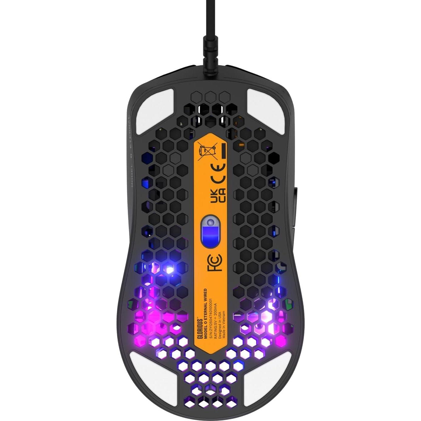 Ratón Gaming Glorious Modelo O Eterno - 6 Botones RGB, 55g