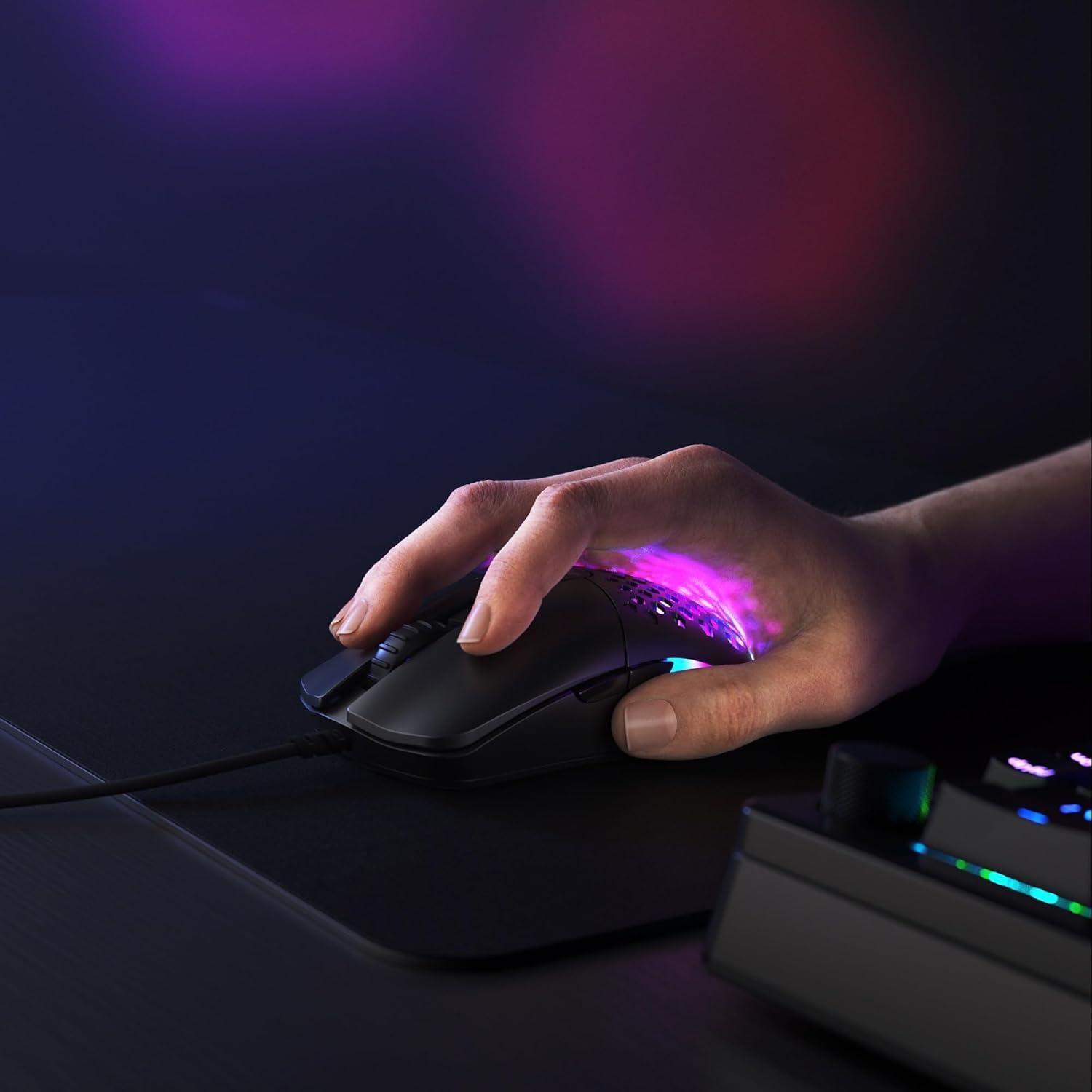 Ratón Gaming Glorious Modelo O Eterno - 6 Botones RGB, 55g