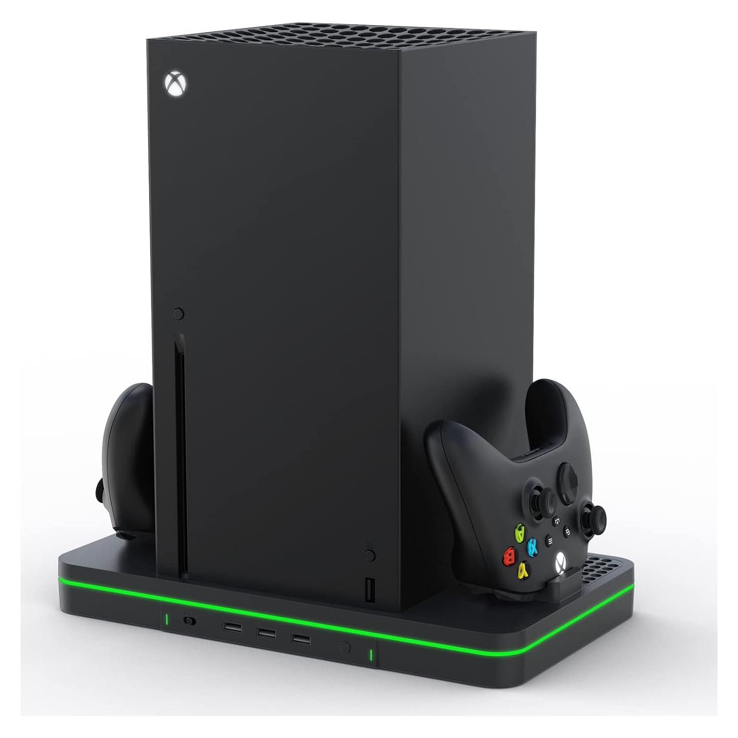 CODOGOY Soporte Vertical Carga Xbox Series X/S con Ventilador