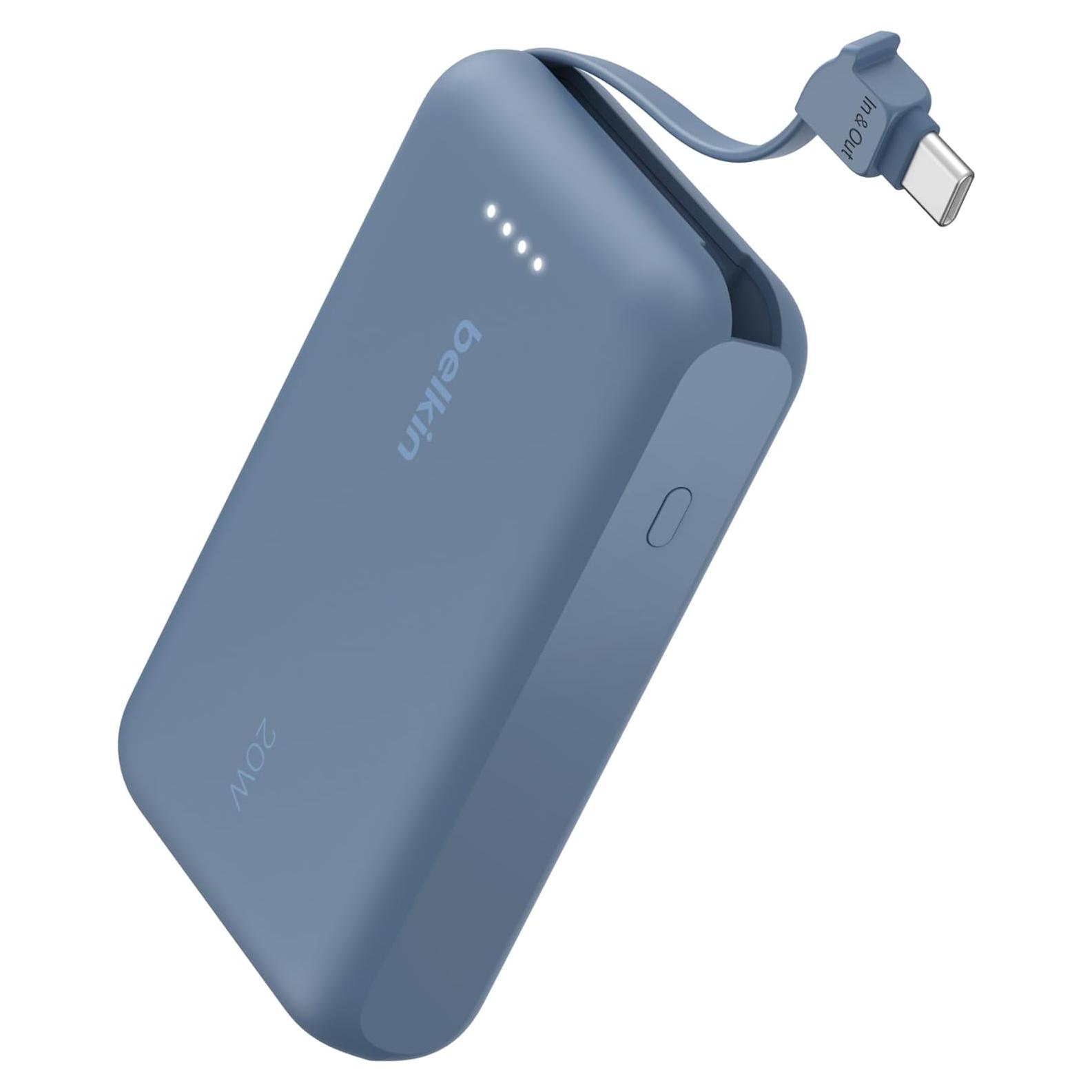 Batería Externa Belkin 10K PD 20W USB-C Carga Rápida